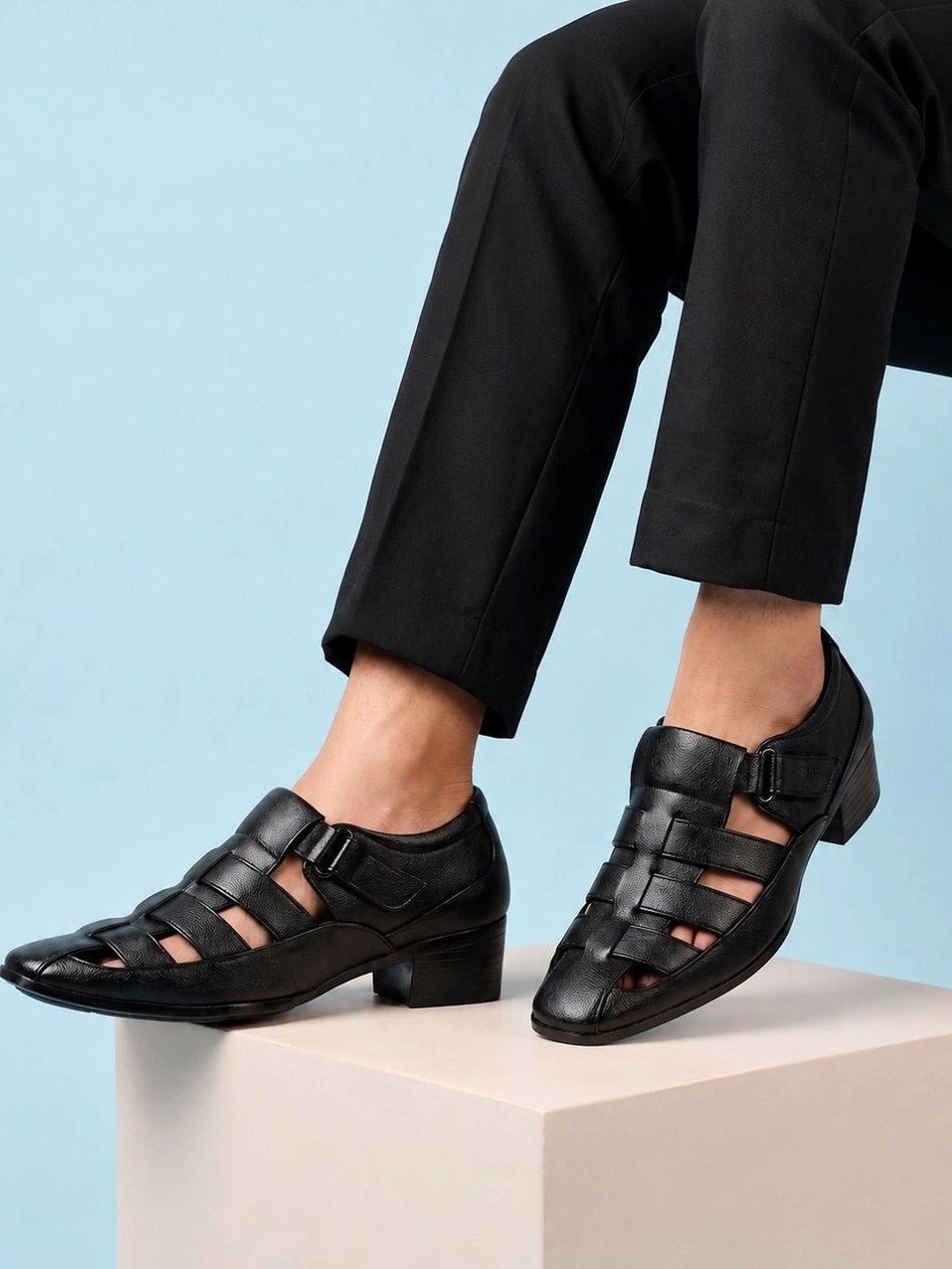 Bxxy Men Fisherman Elevator Sandals