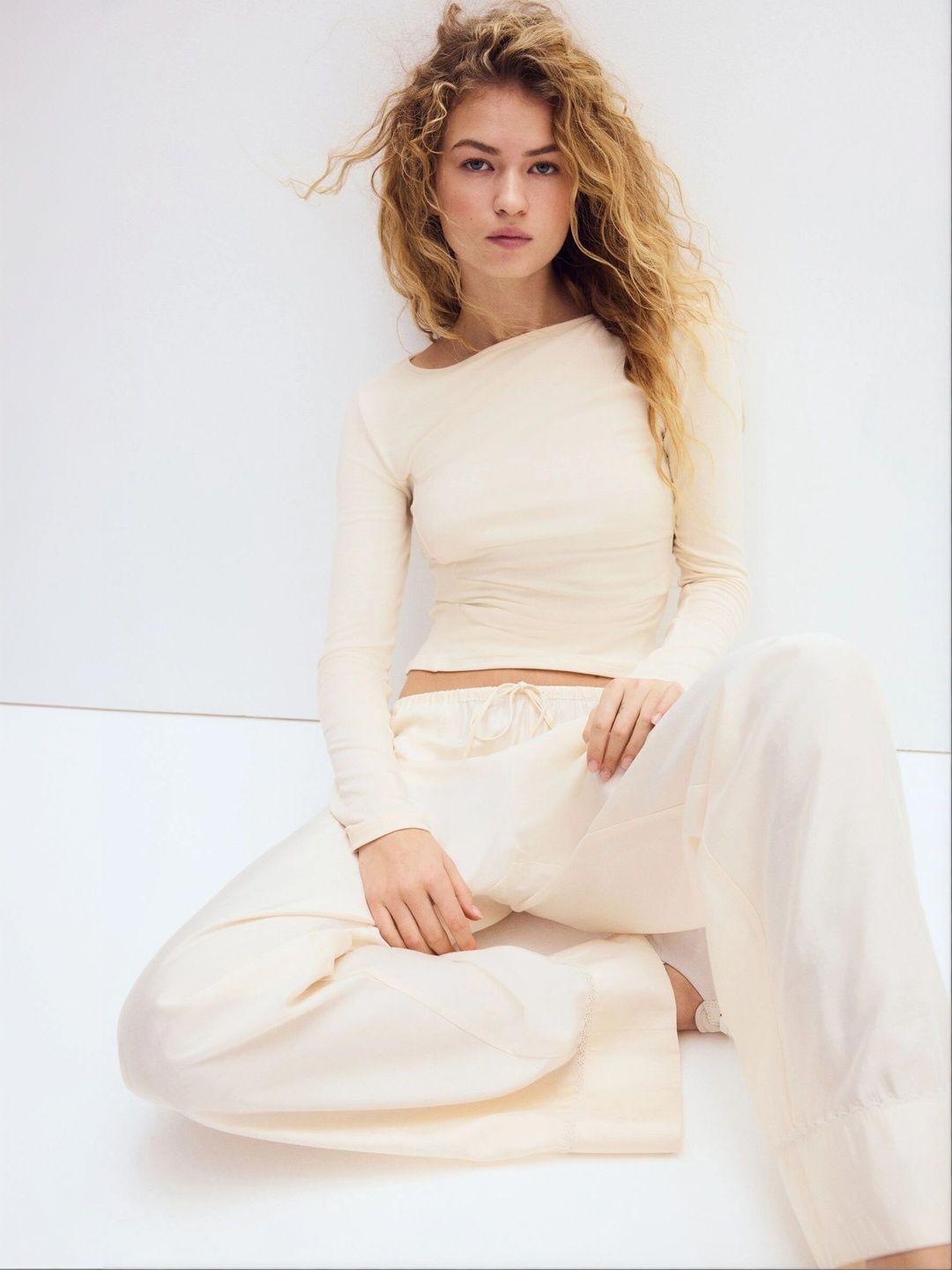 Buy H&M Draped Boat-Neck Top - Tops for Women 39450202 | Myntra
