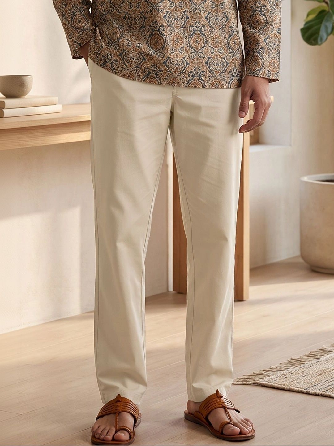 XYXX Men Straight-Leg Cotton Lounge Pants