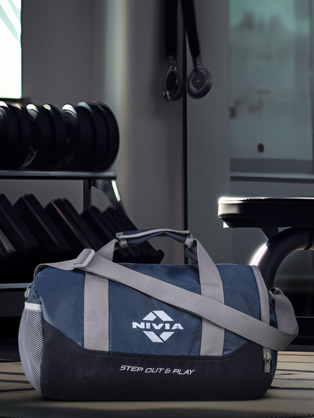 NIVIA Shoulder Straps Beast Gym Bag