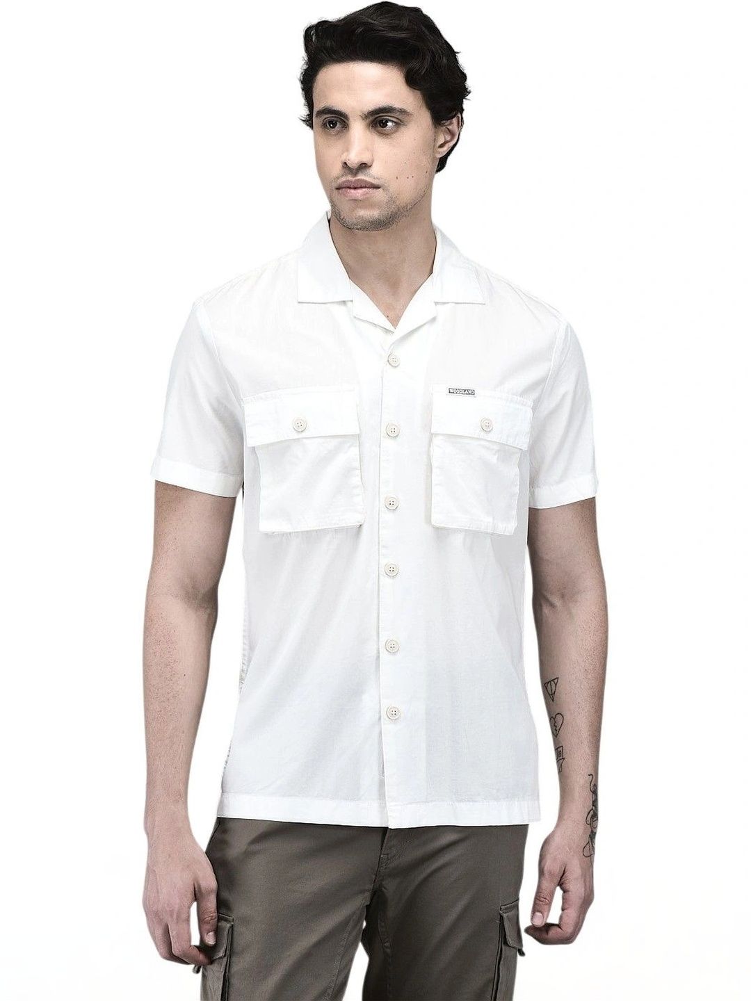 Woodland Men Relaxed Casual Shirt