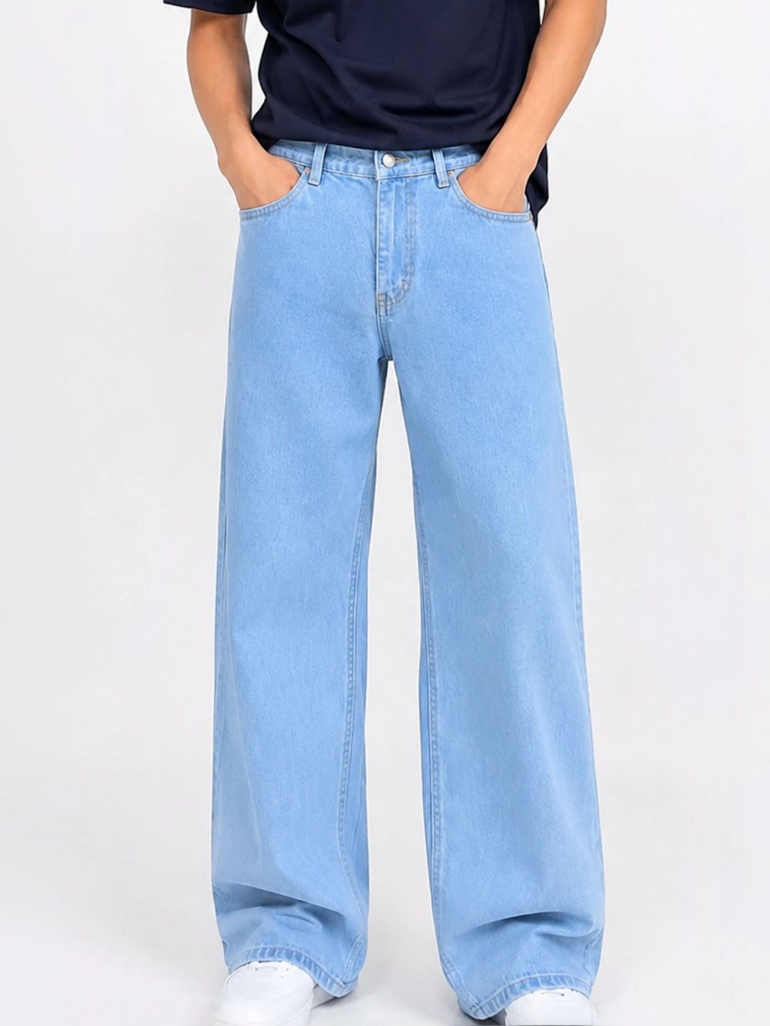 ROTUS ENTERPRESIS Men Comfort Straight Fit High-Rise Stretchable Jeans