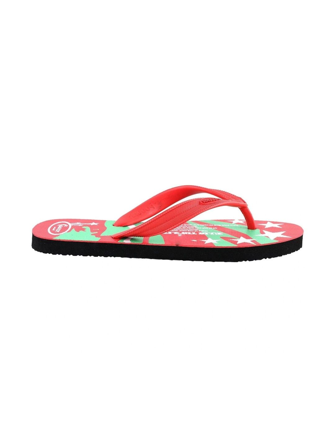 Poddar Men Printed Rubber Thong Flip-Flops
