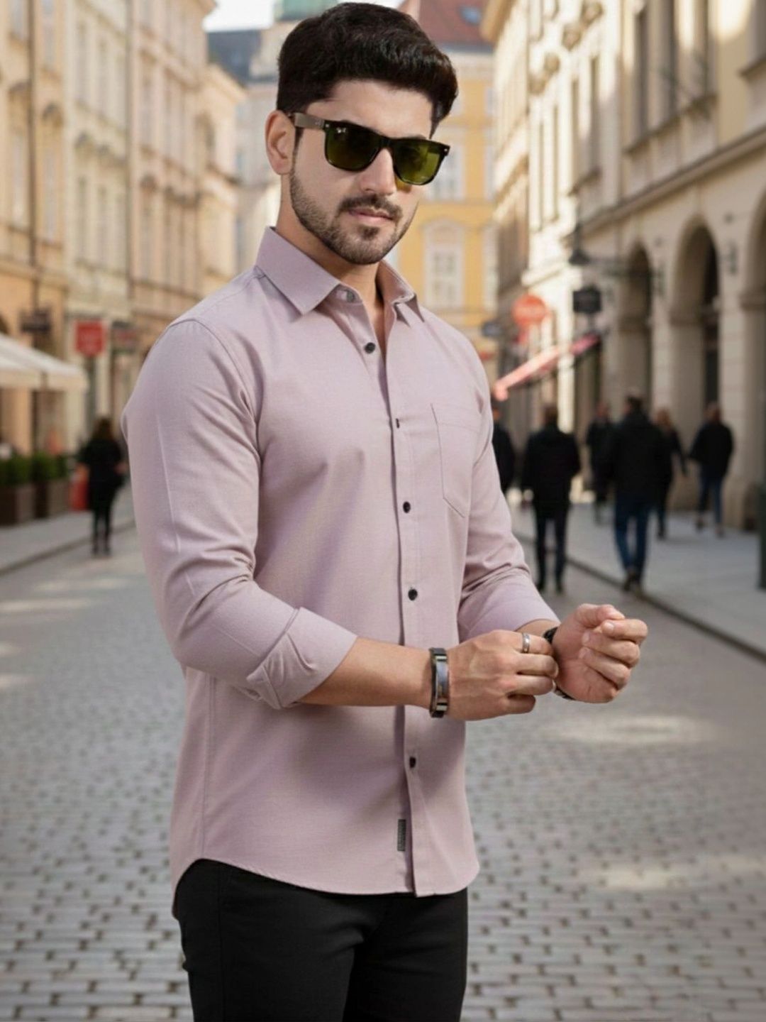 Ravyaah hub Men Casual Shirt
