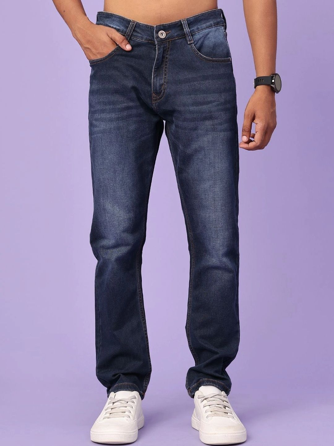 V-Mart Men Regular Fit Mid-Rise Jeans