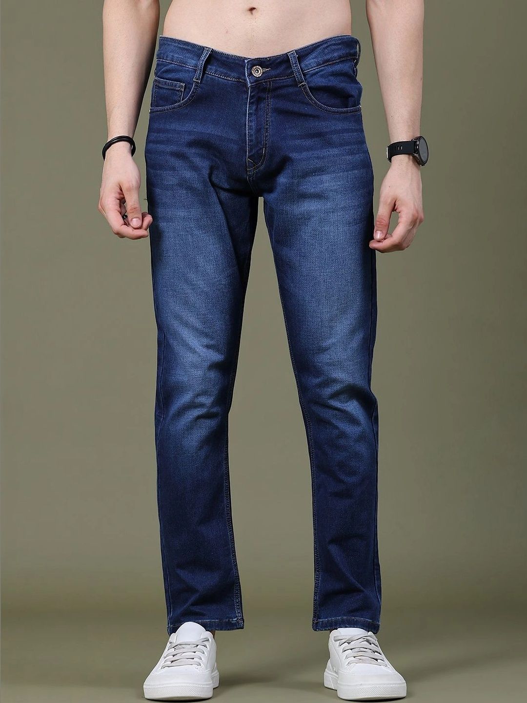 V-Mart Men Regular Fit Mid-Rise Jeans