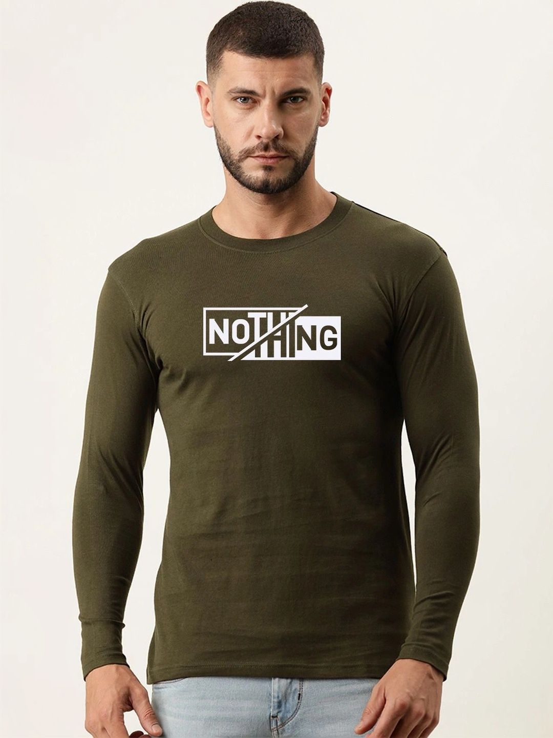 Moda Rapido X Organic Chics Men Typography Printed Bio Finish Slim Fit T-shirt
