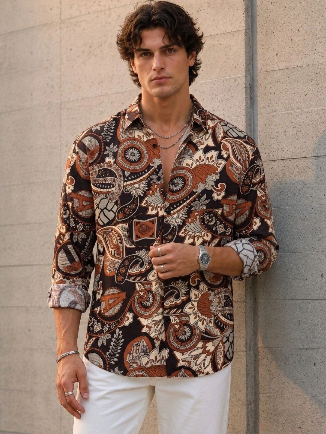 RINK ENTERPRISE Men Printed Casual Shirt