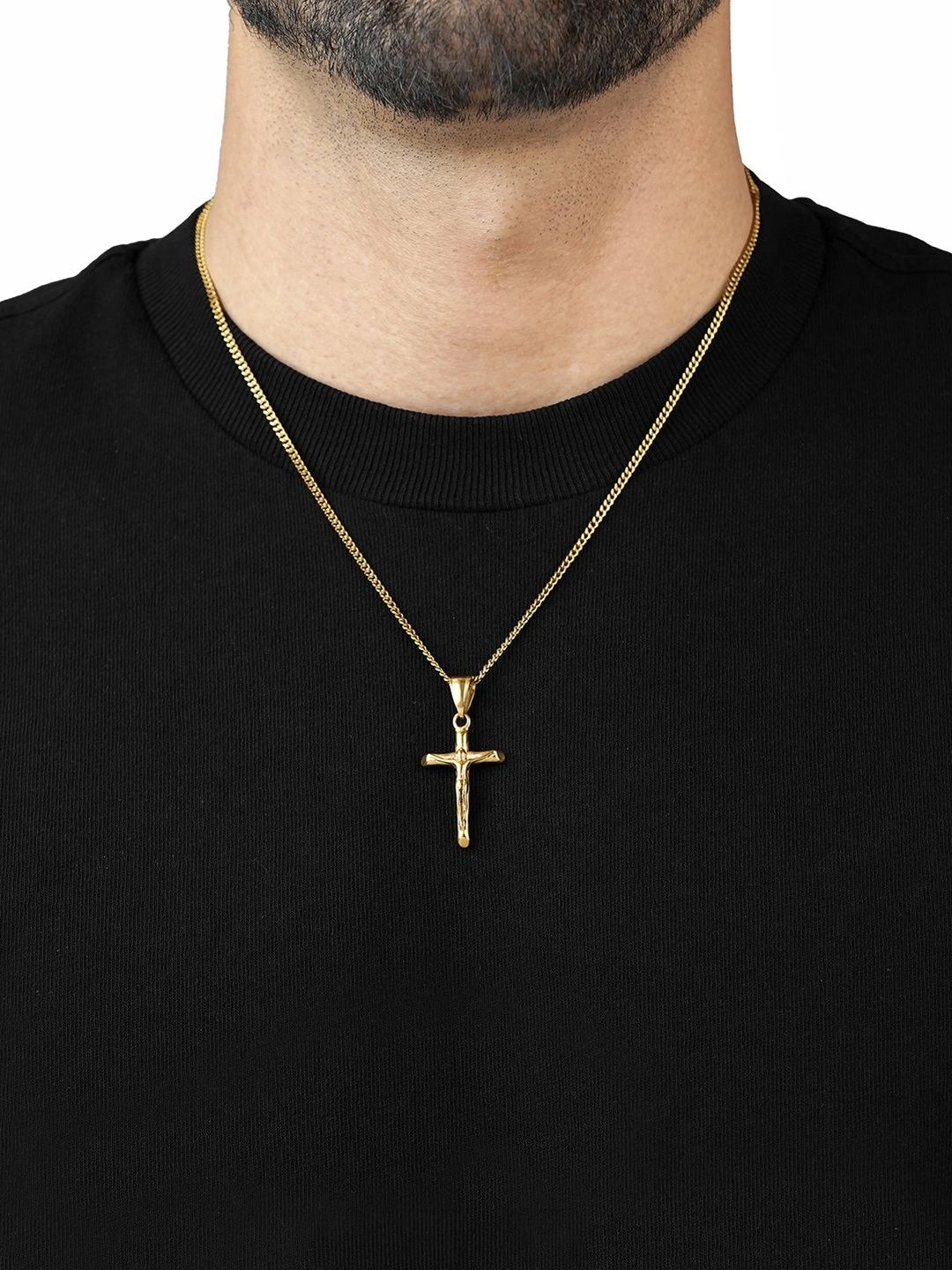 SWASHAA Gold-Plated Contemporary Pendants with Chains
