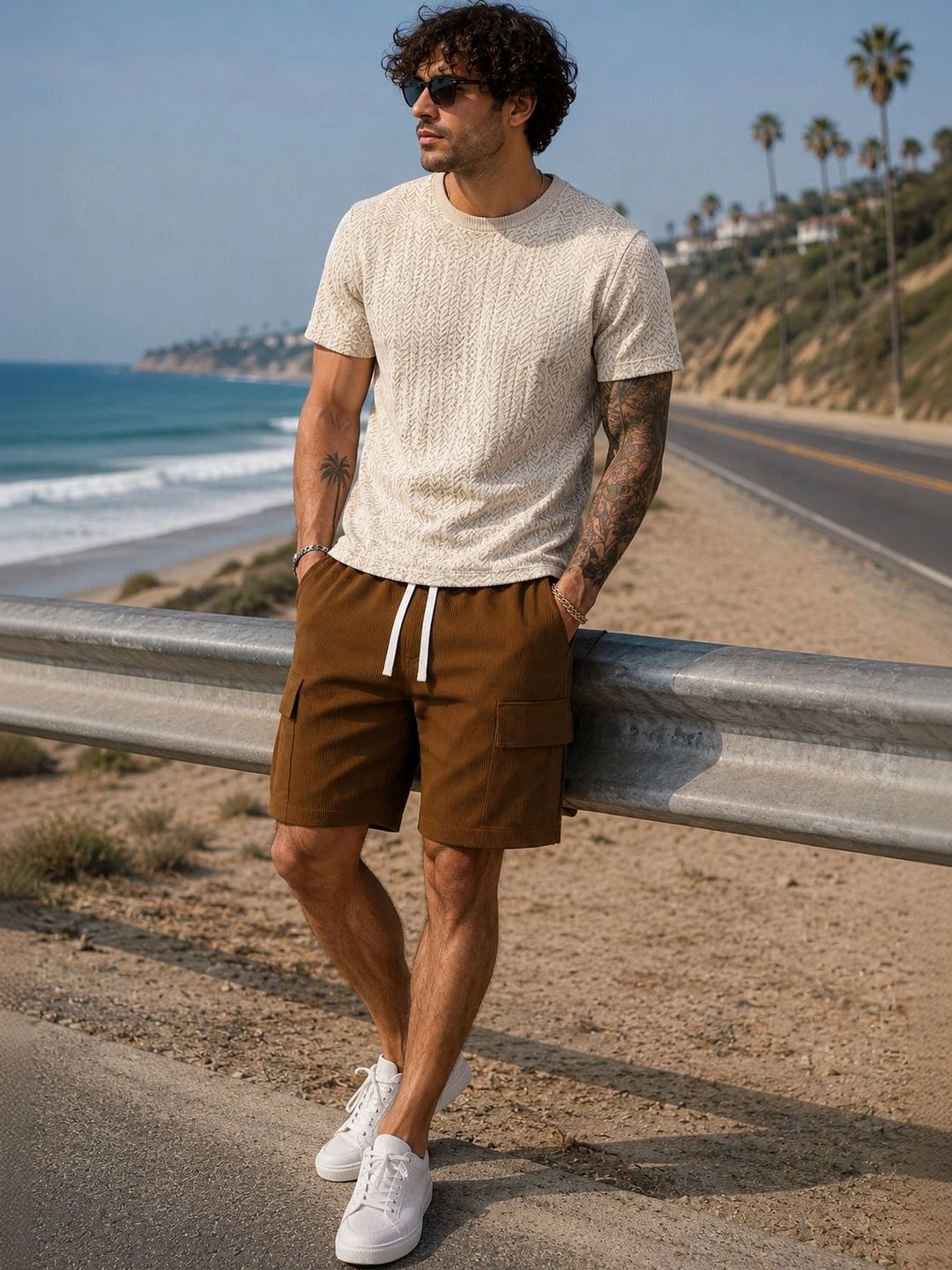 HERE&NOW Men Cargo Shorts