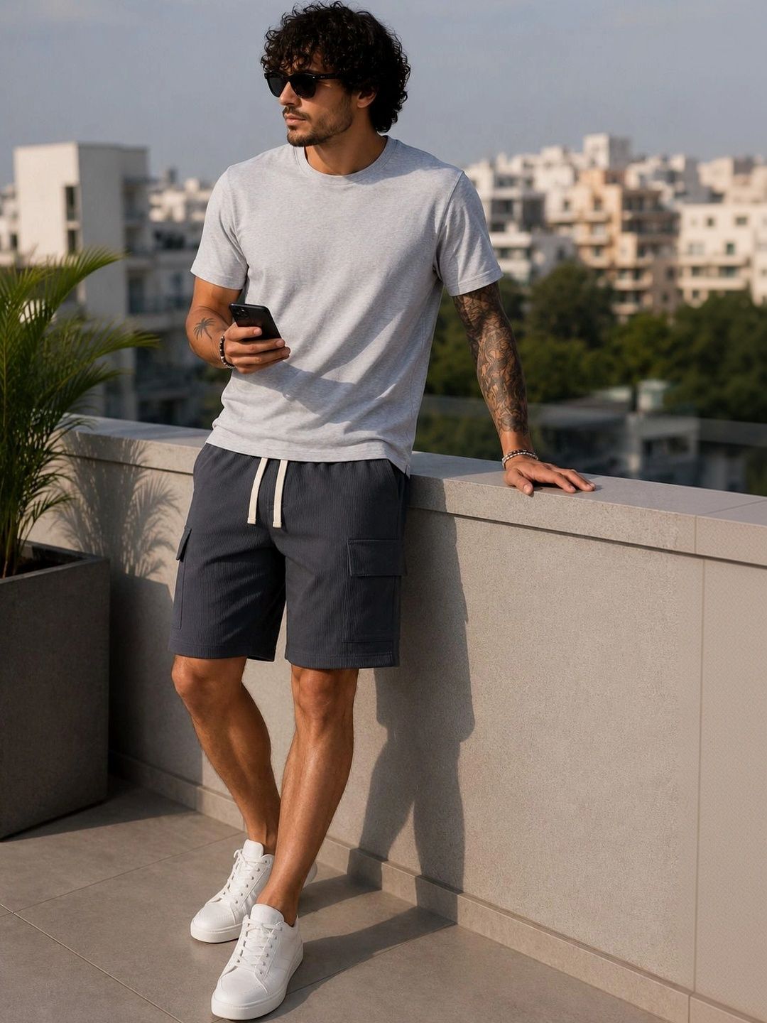 HERE&NOW Men Cargo Shorts