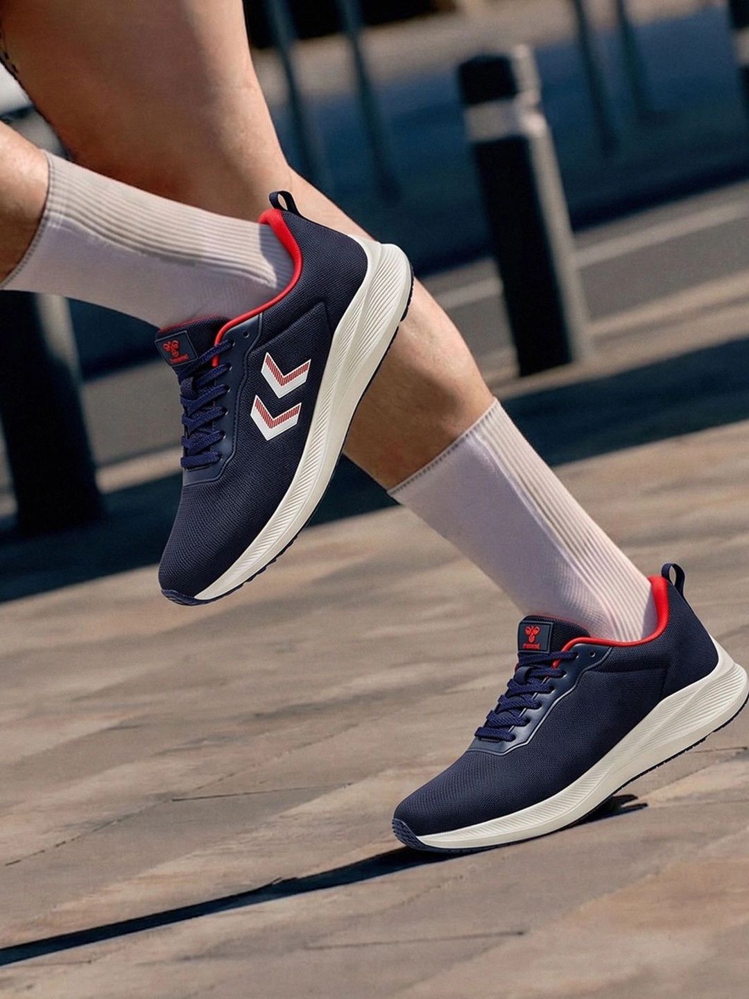 hummel Men Mesh Training or Gym Non-Marking Shoes