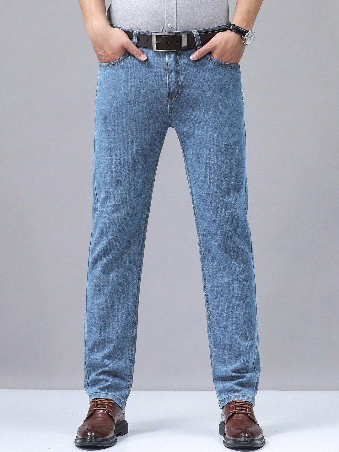 Encrypt Men Regular Fit High-Rise Jeans