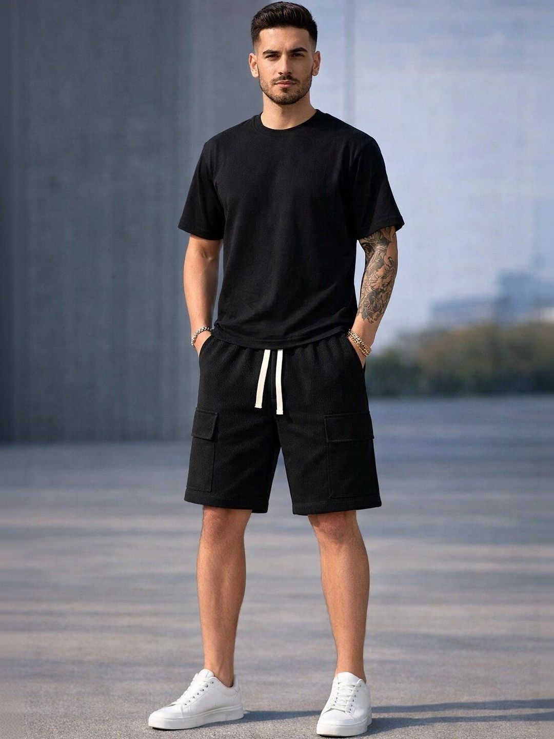 HERE&NOW Men Cargo Shorts