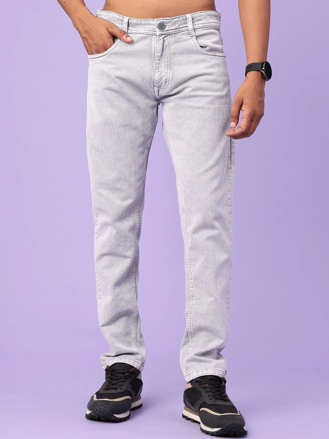 V-Mart Men Regular Fit Mid-Rise Stretchable Jeans