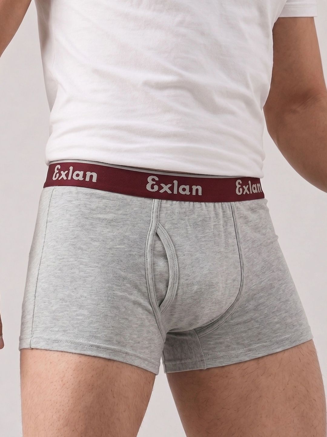 Exlan Cotton Solid Trunks