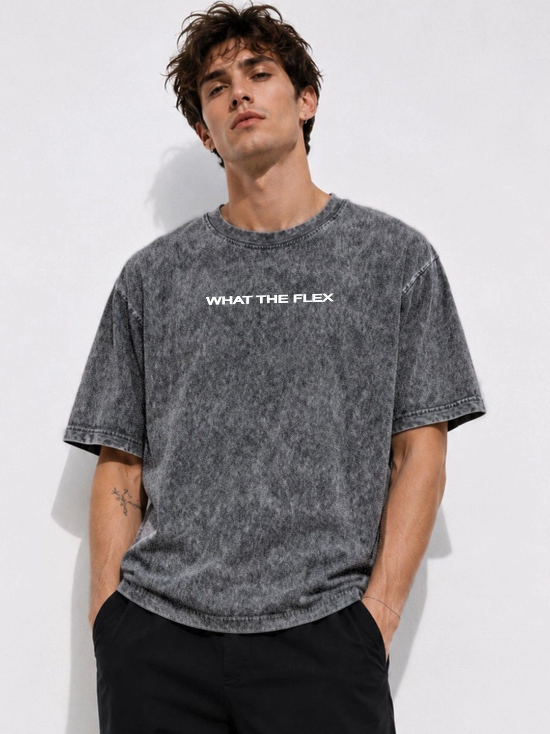 Roadster Men Typography Printed T-shirt