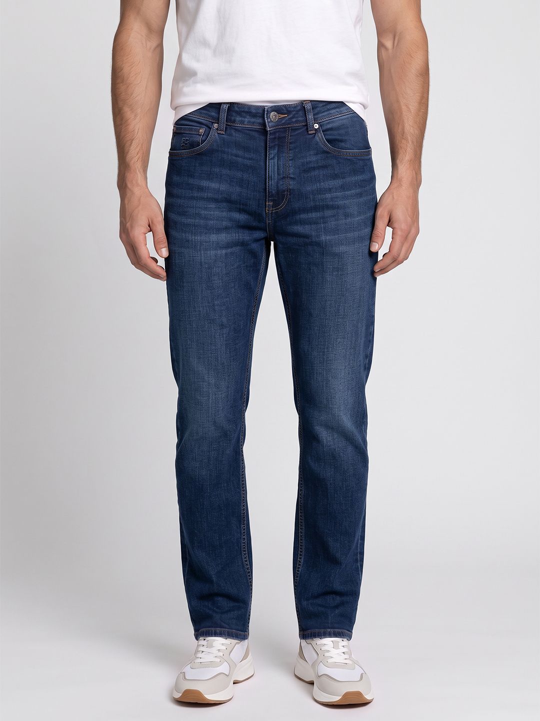 French Connection Men Light Fade Stretchable Jeans