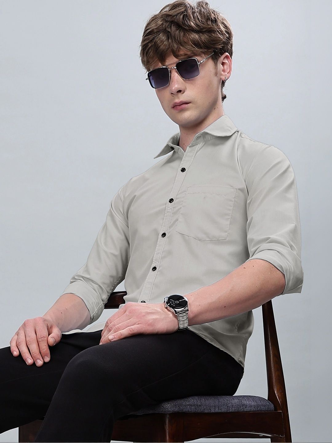 HERE&NOW Men Comfort Casual Shirt
