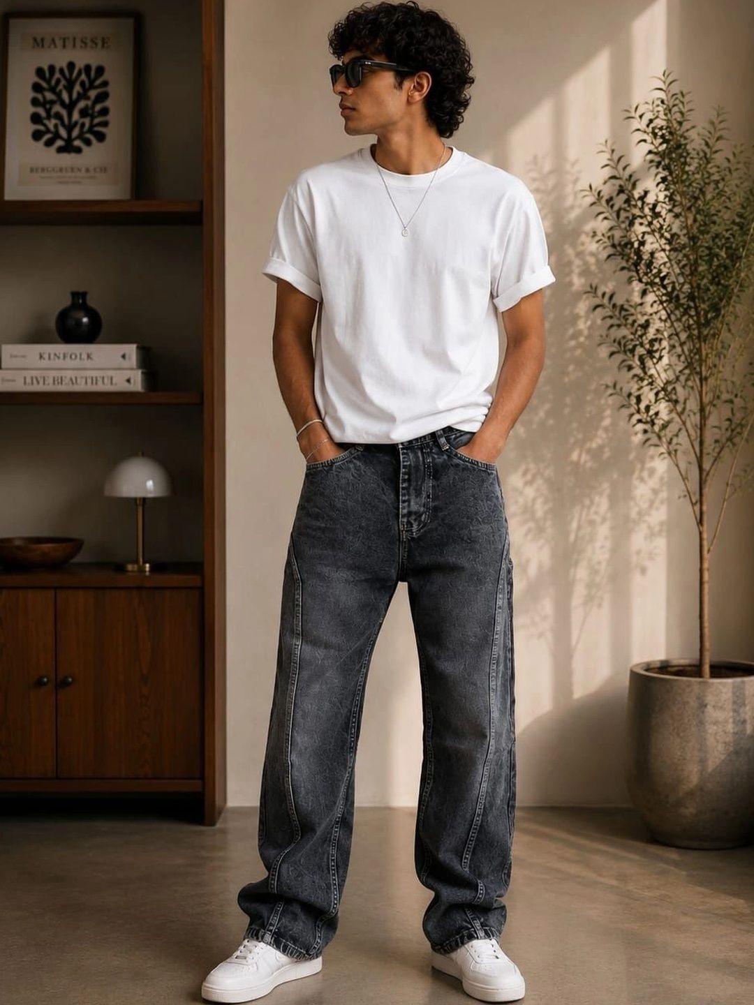 Tini Huggs Men Mid-Rise Jeans