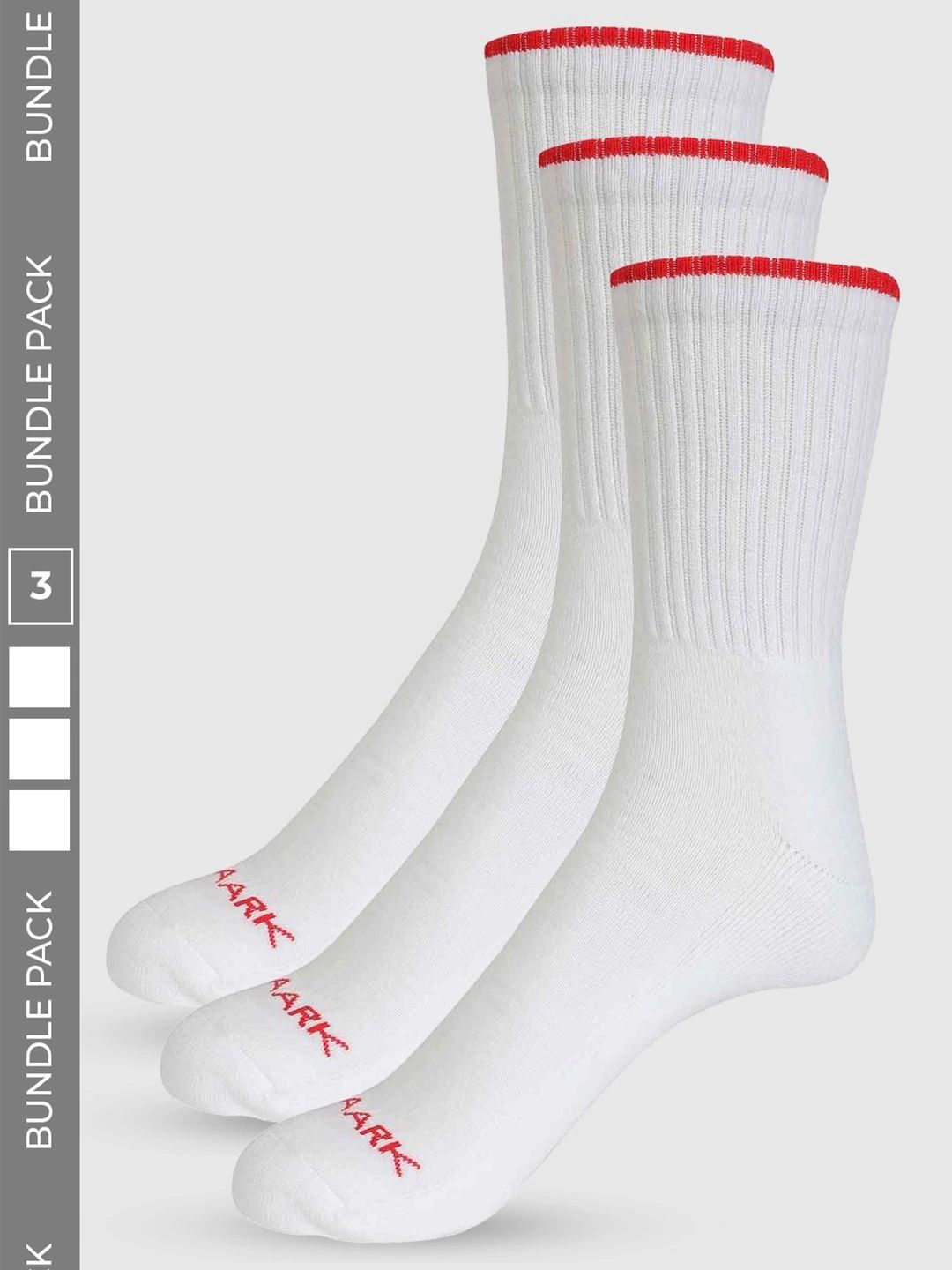 FUAARK Unisex Pack of 3 Cotton Assorted Calf Length Socks