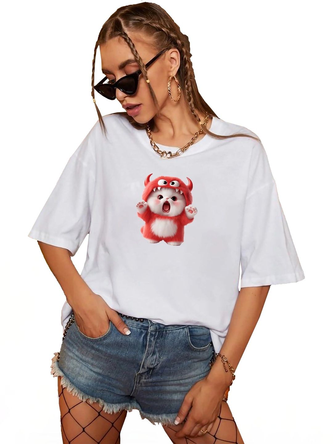 VLAM Unisex Printed Slim Fit T-shirt