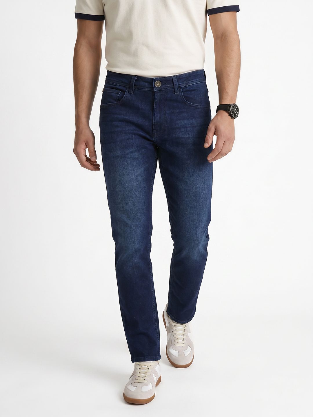 Peter England Men Slim Fit Stretchable Jeans