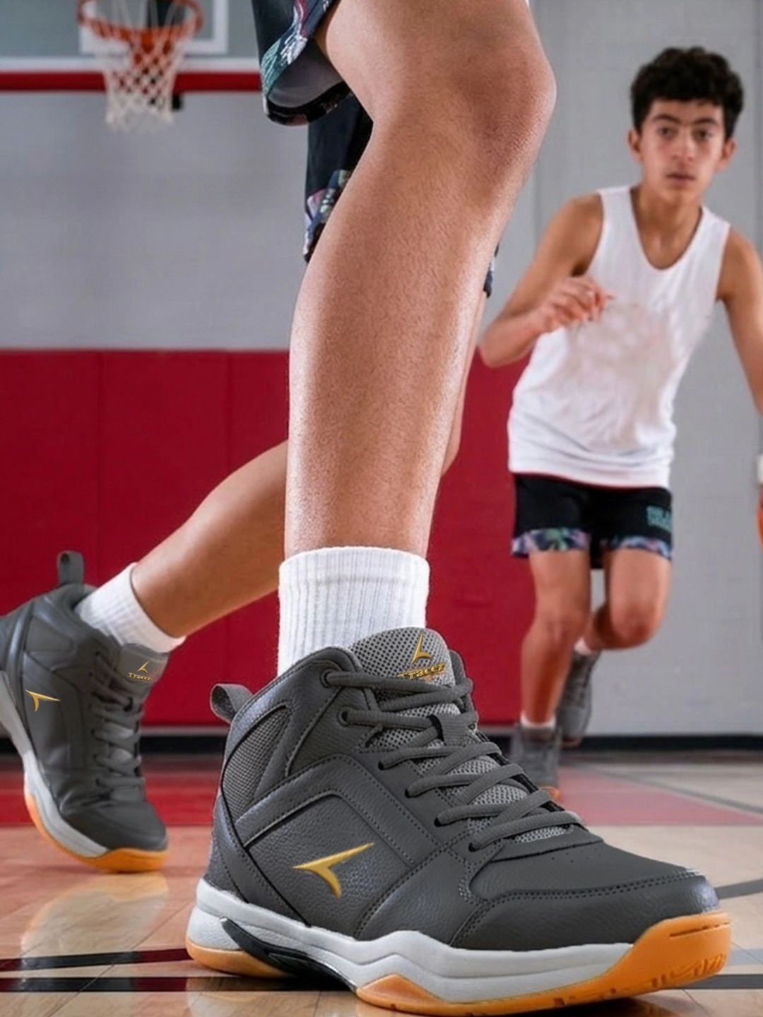 TRACER Men Mesh Basketball Non-Marking Shoes