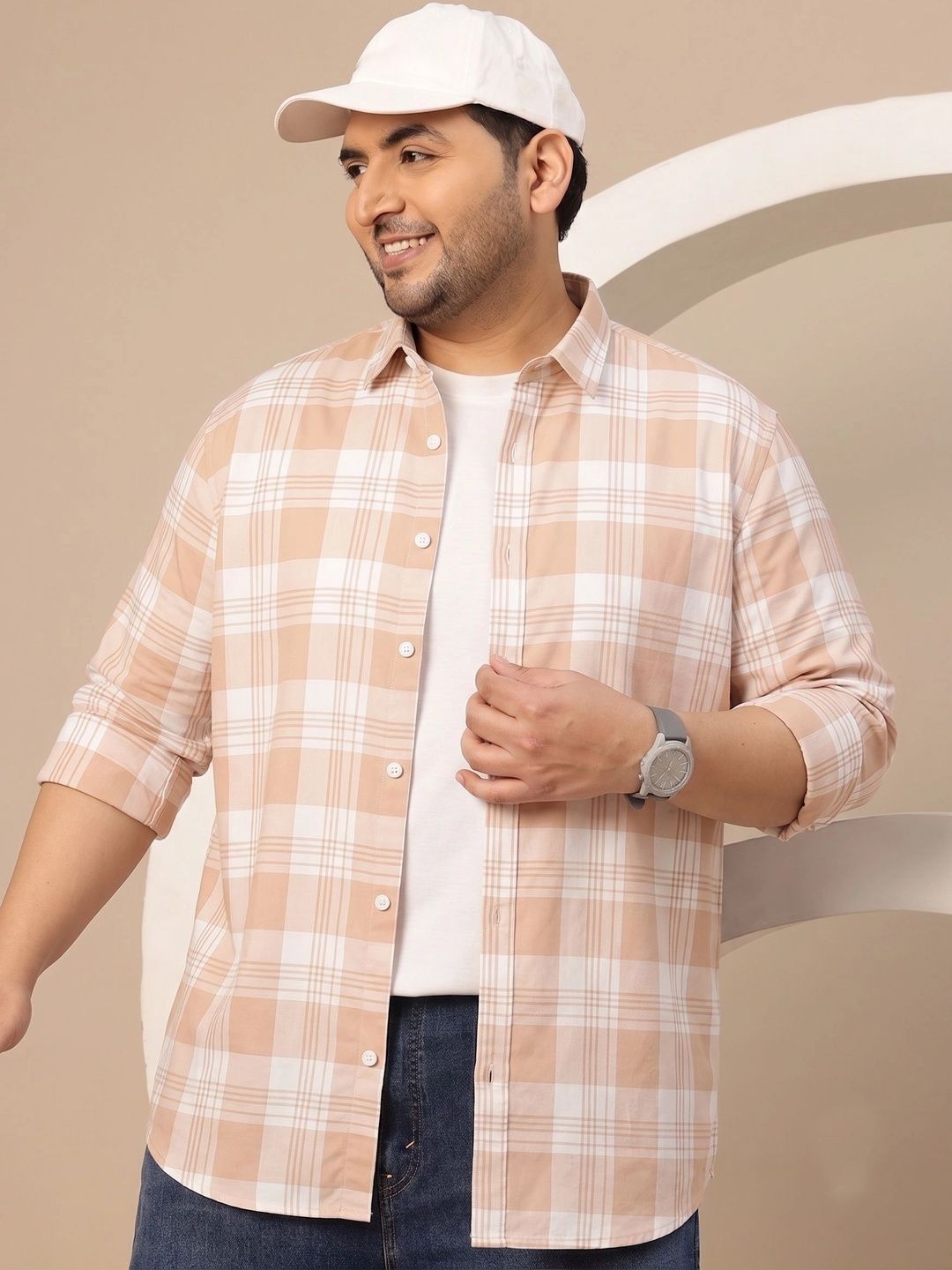 SHIRTZONE Men Comfort Checked Casual Shirt