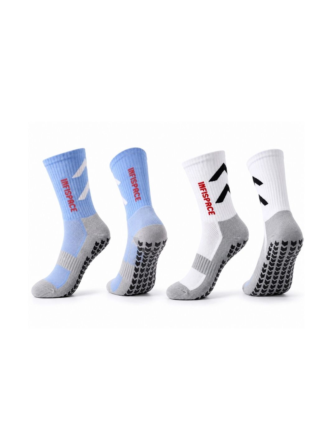 Infispace Men Pack of 2 Cotton Blend Patterned Above Ankle Socks