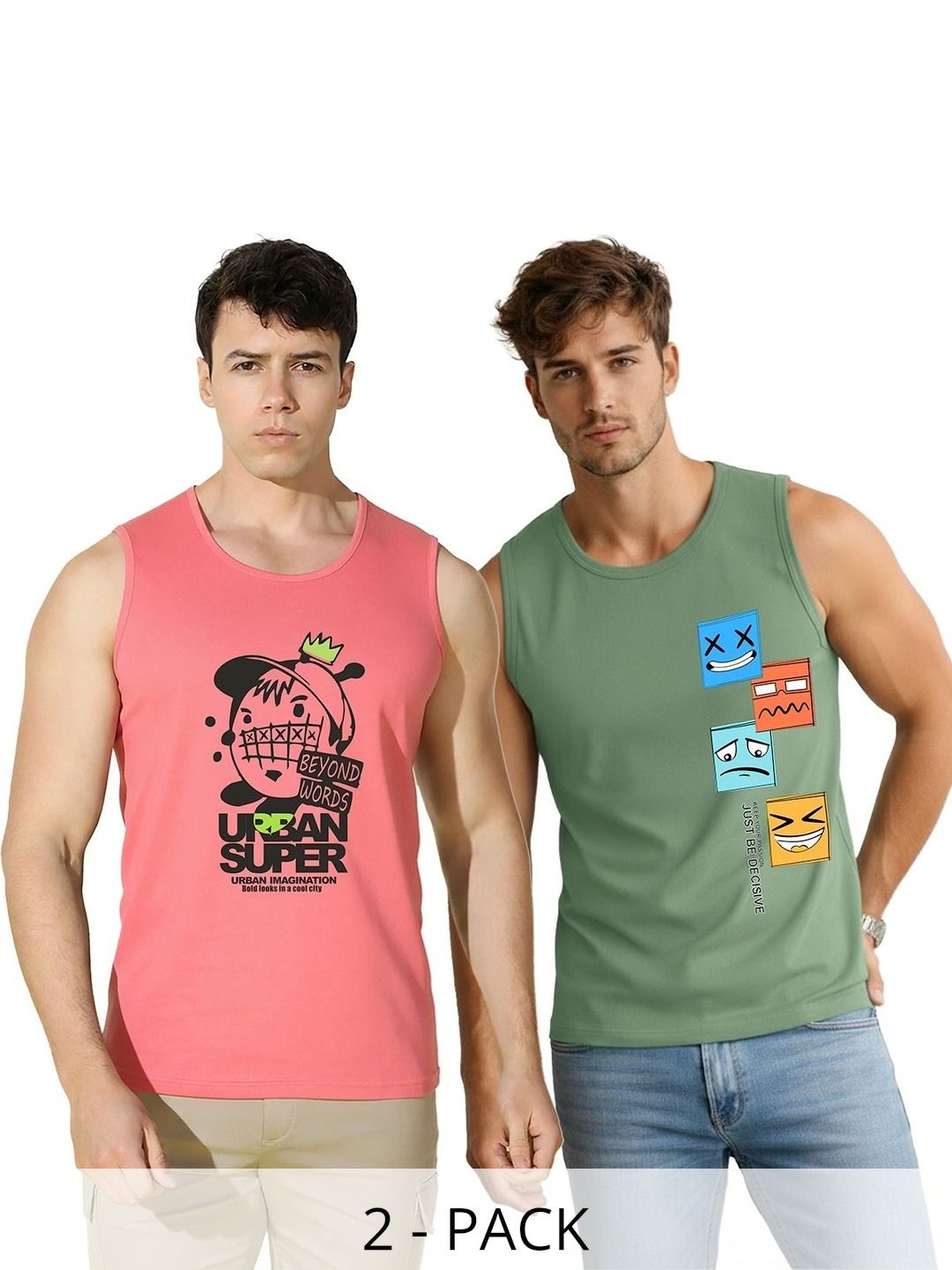 SLOWLORIS Men 2 Printed T-shirt