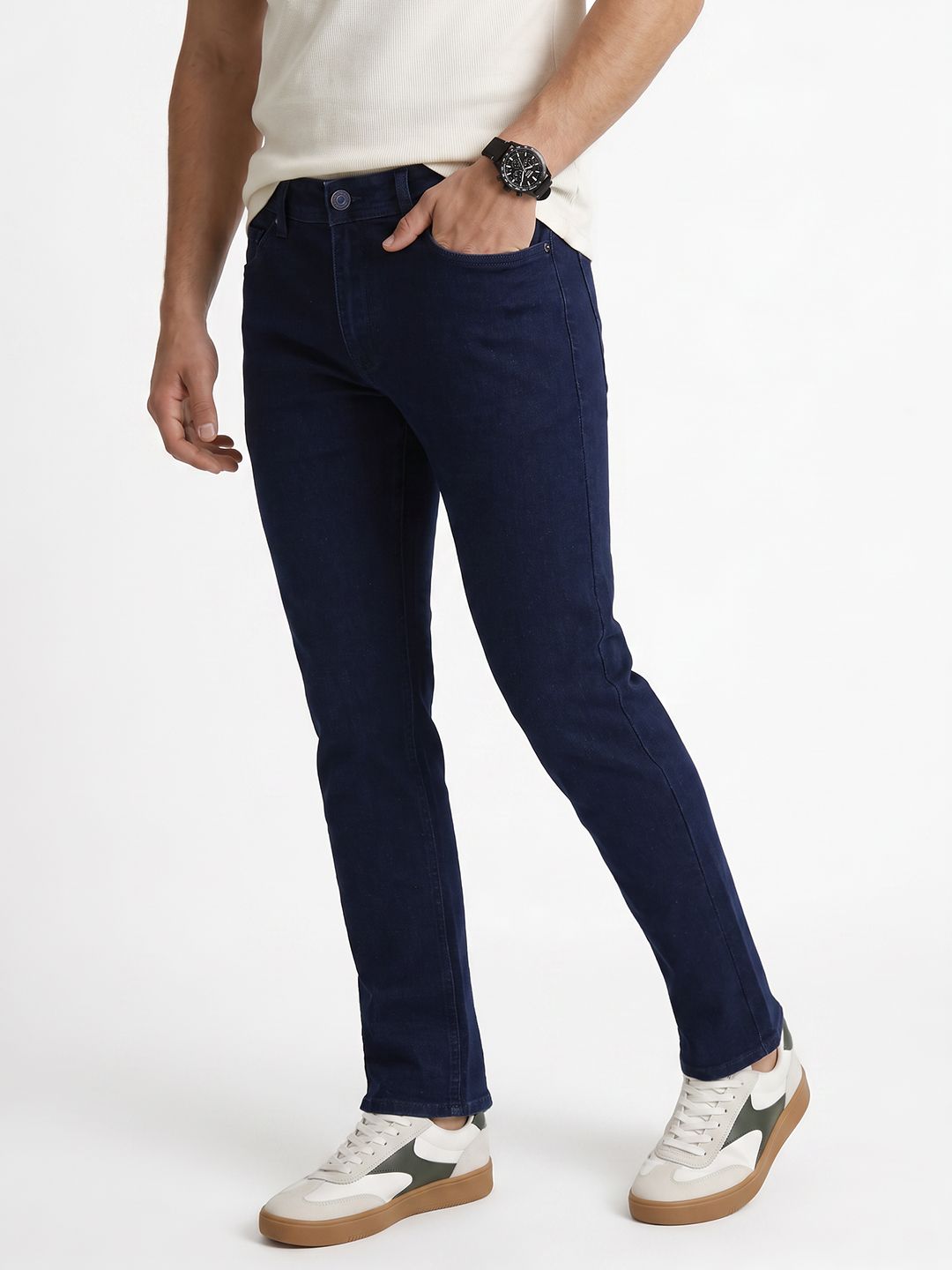 Peter England Men Urban Slim Slim Fit Mid-Rise Stretchable Jeans