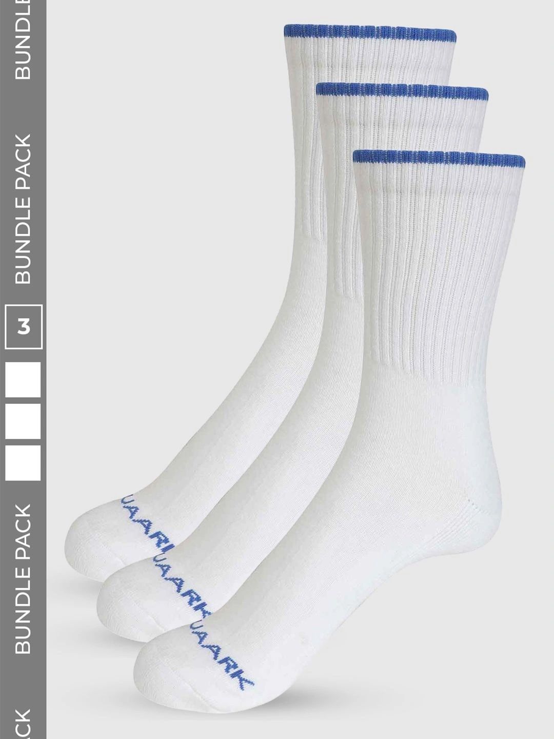 FUAARK Unisex Pack of 3 Cotton Assorted Calf Length Socks