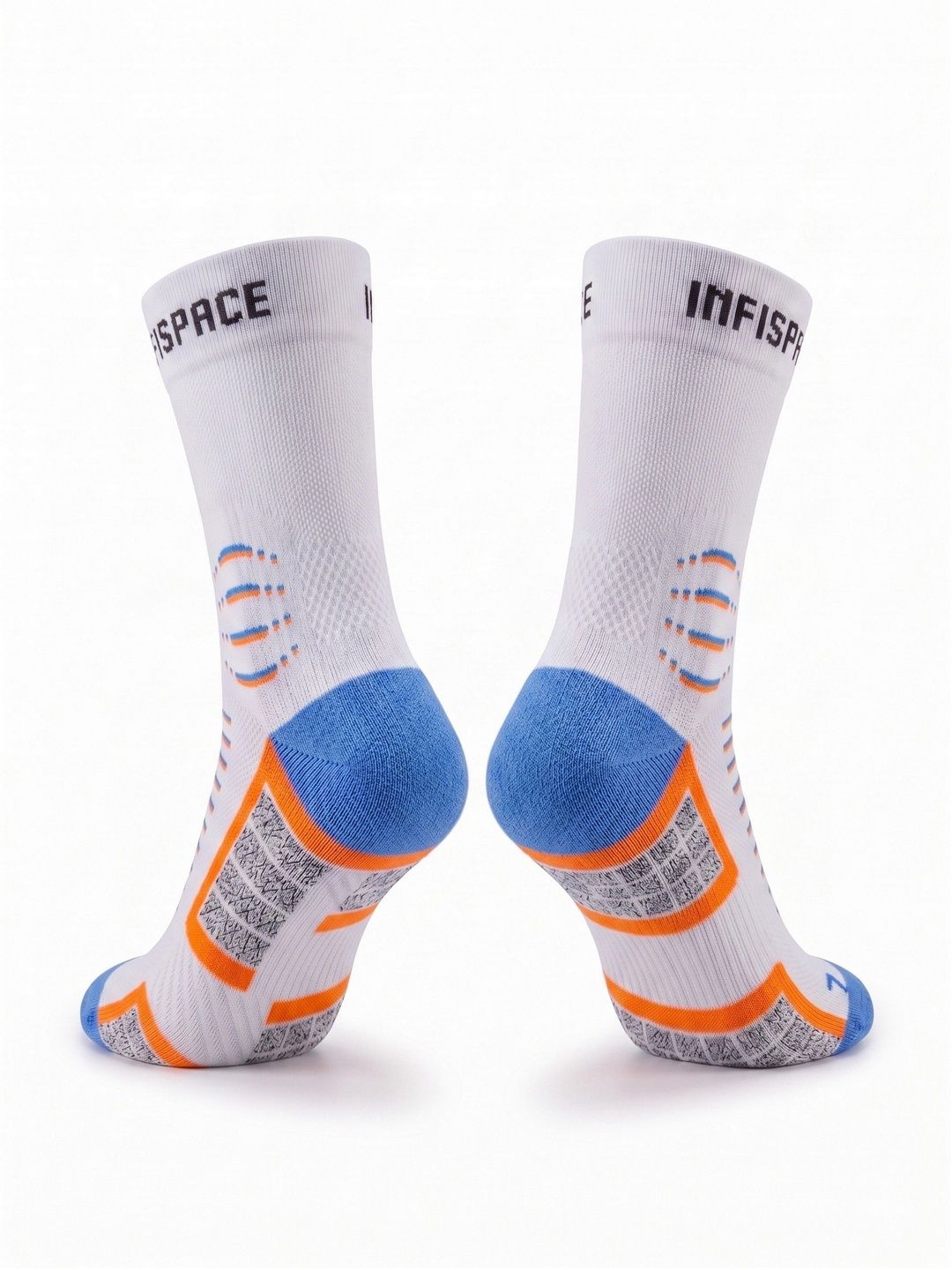 Infispace Men Cotton Blend Patterned Calf Length Socks