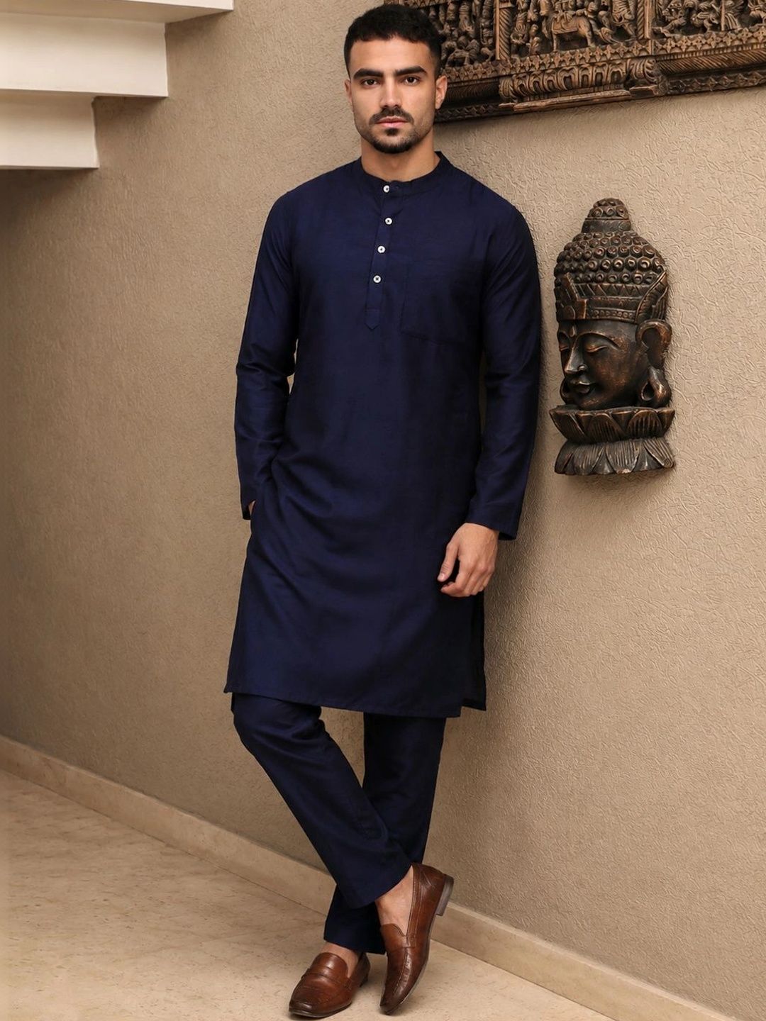 WHITE HEART Men Kurta