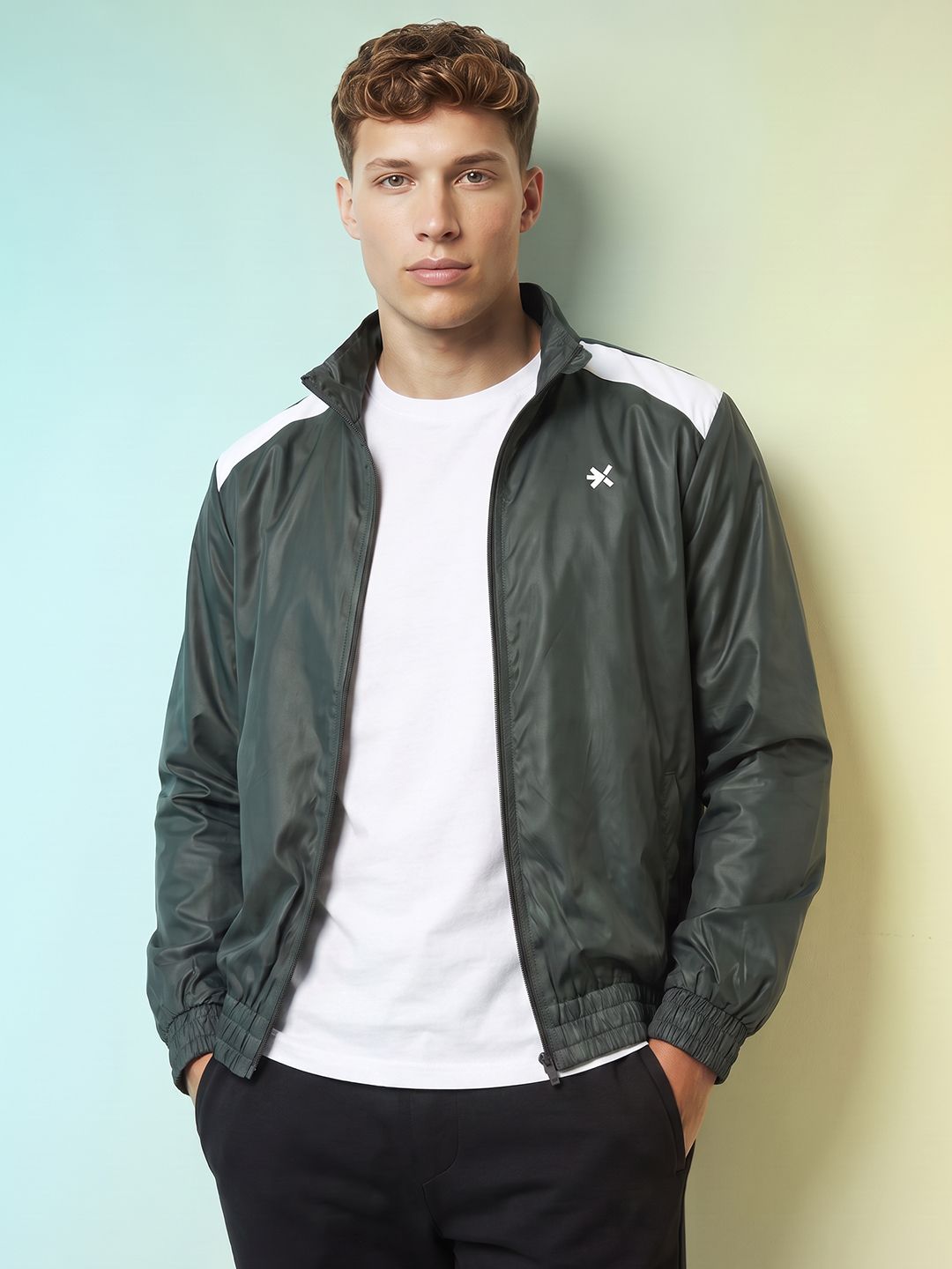 HRX by Hrithik Roshan Colourblocked Lightweight Sporty Jacket