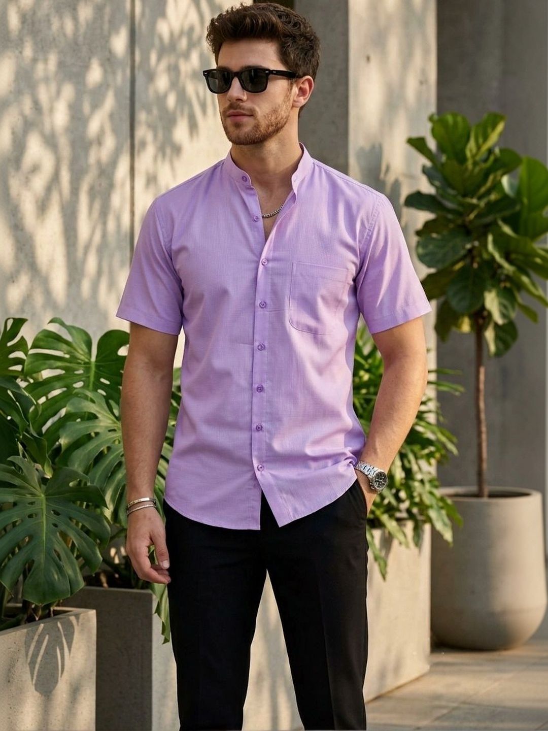 Dincharya Men Standard Casual Shirt