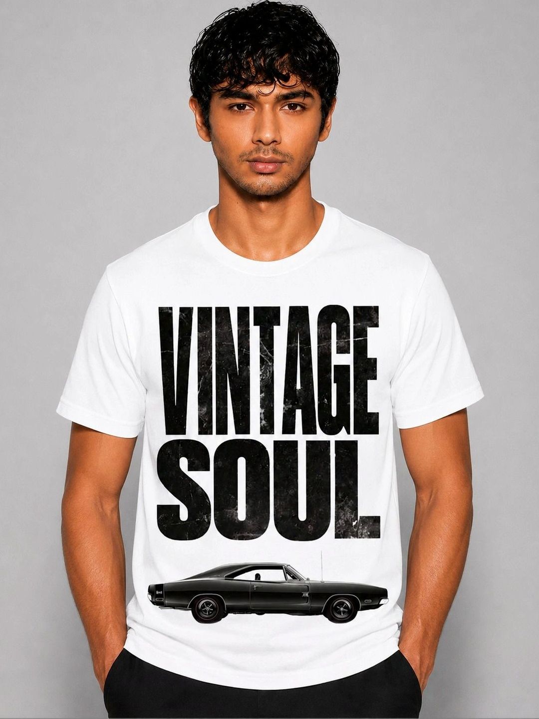 The Arth India Clothing Men Printed Pure Cotton T-shirt