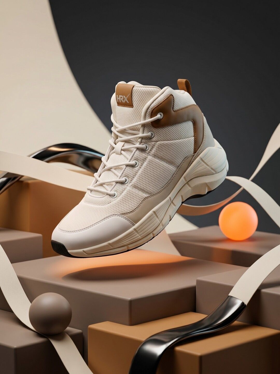 HRX by Hrithik Roshan Men Basketball Non-Marking Shoes
