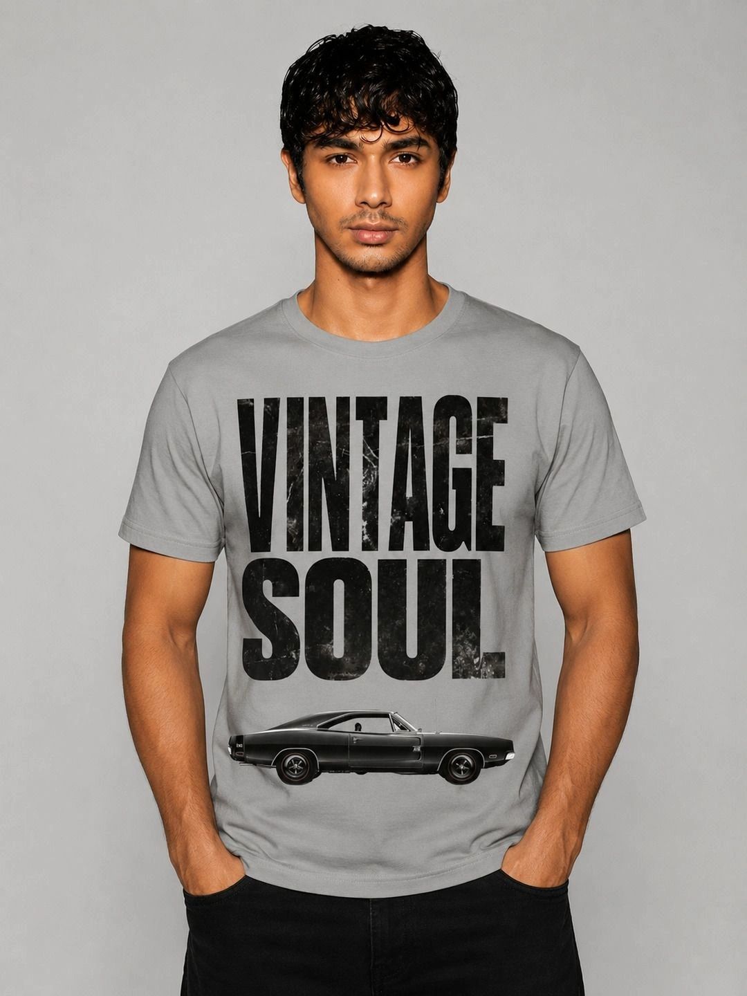 The Arth India Clothing Men Printed Pure Cotton T-shirt