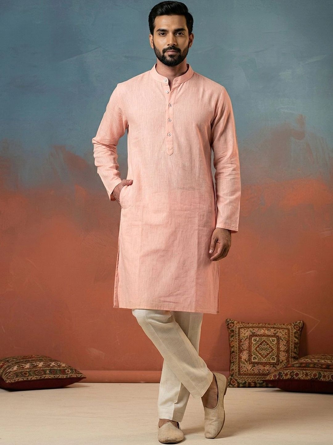 House of Pataudi Men Kurta