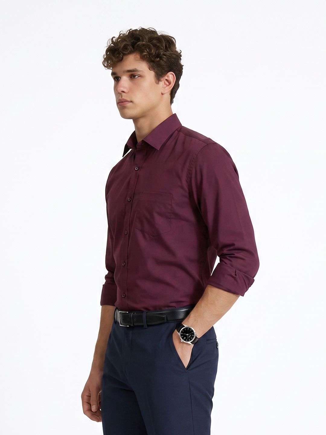 Peter England Slim Fit Pure Cotton Formal Shirt