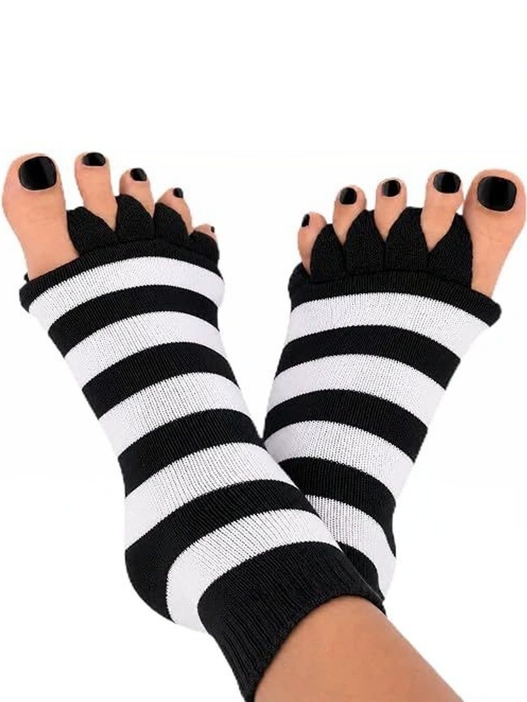 Moda Rapido Men Cotton Blend Striped Ankle Length Socks