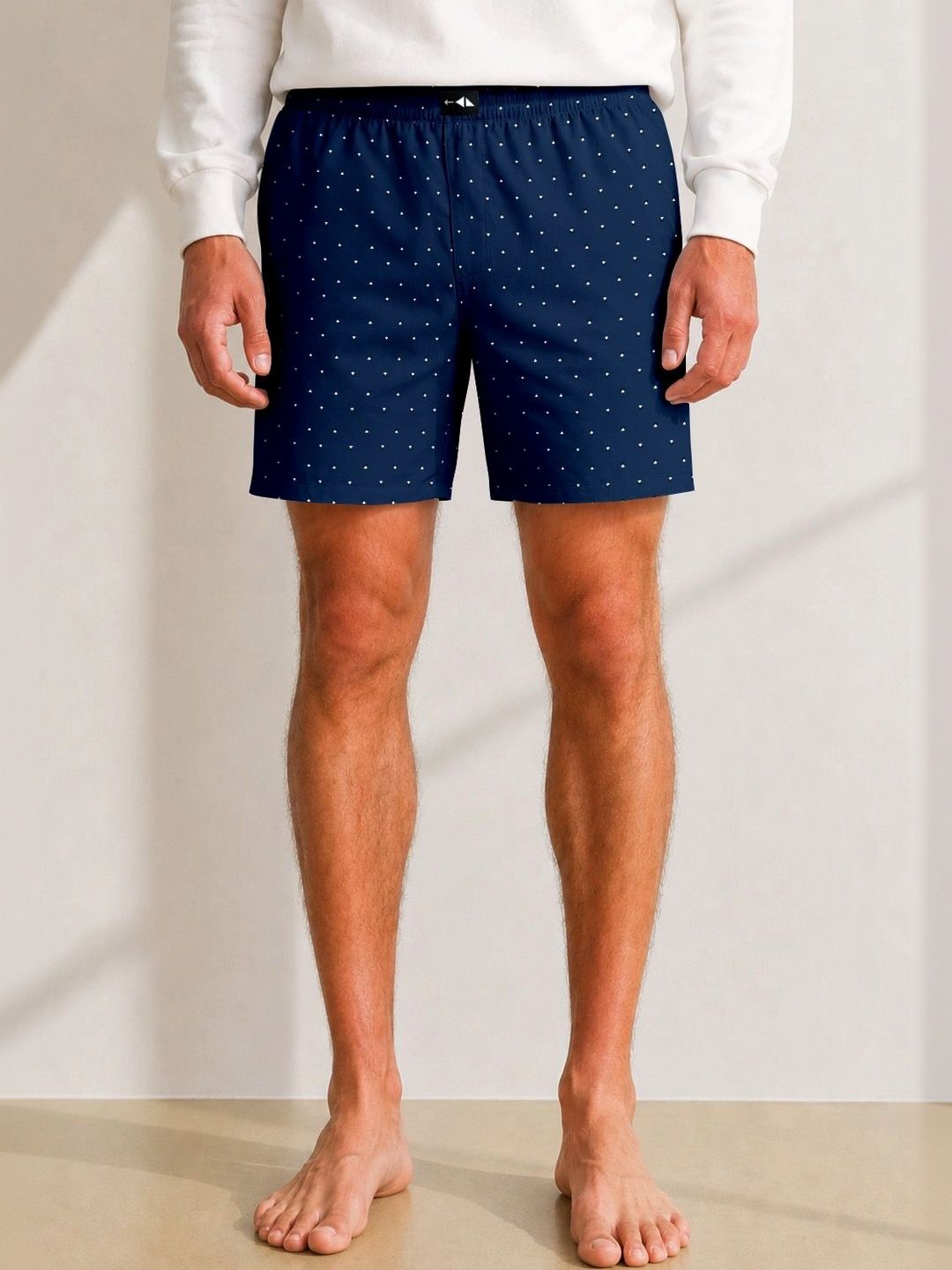 FTX Printed Cotton Mid-Rise Boxers