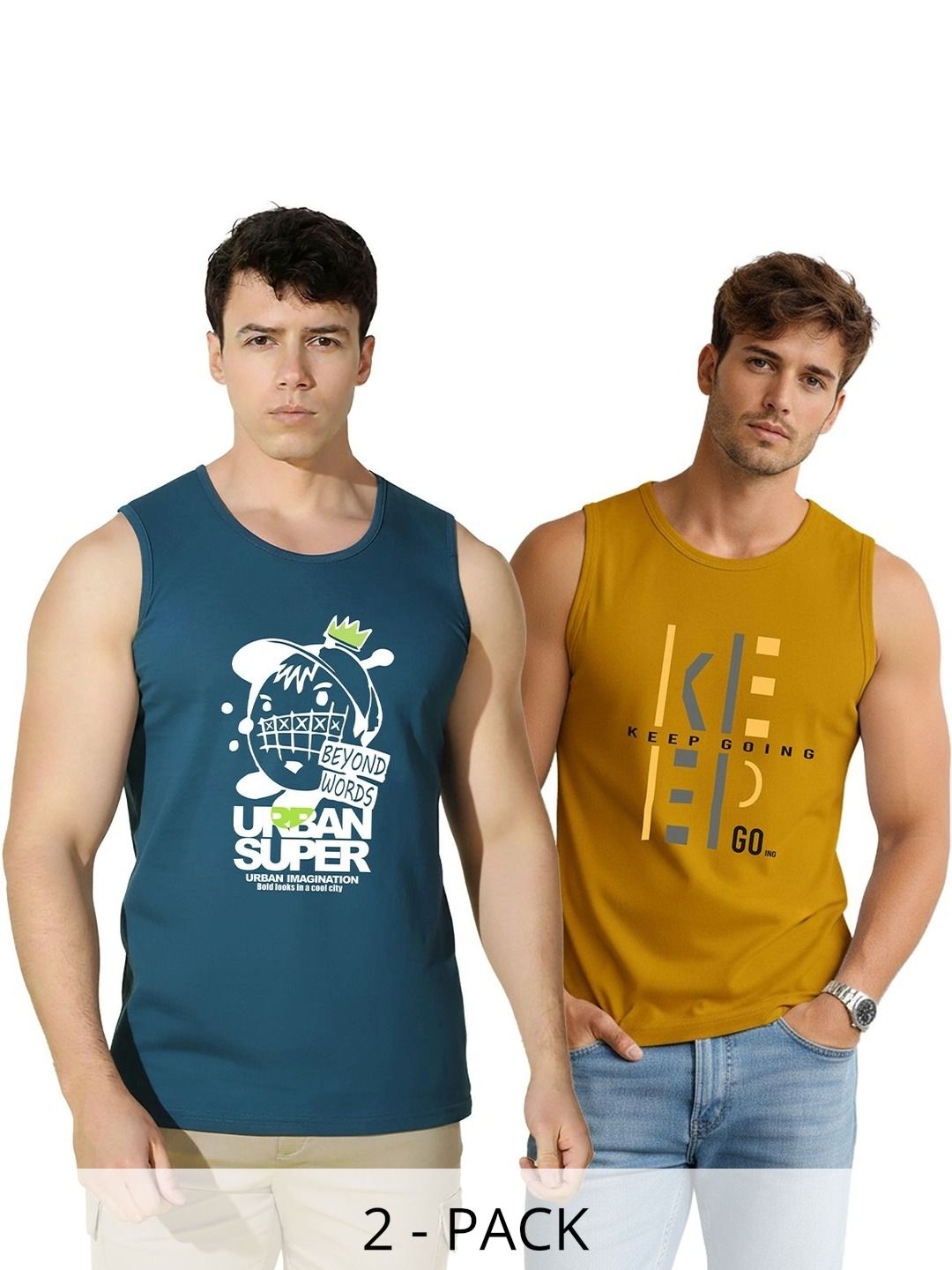 SLOWLORIS Men 2 Printed T-shirt