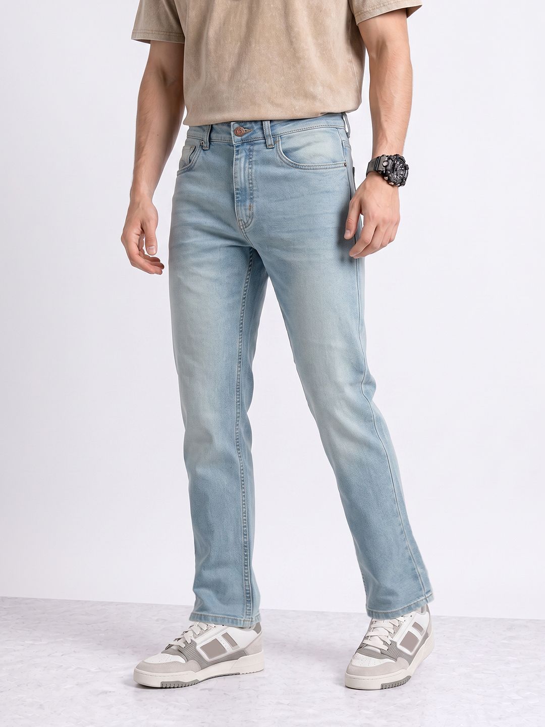 Aeropostale Men Heavy Fade Stretchable Jeans