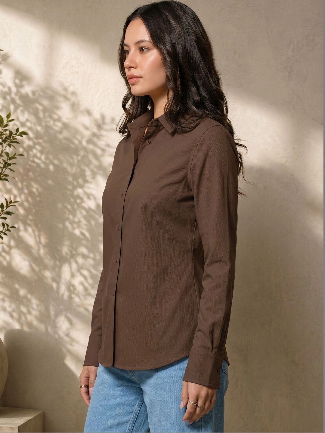 NEW-18 Women Standard Casual Shirt