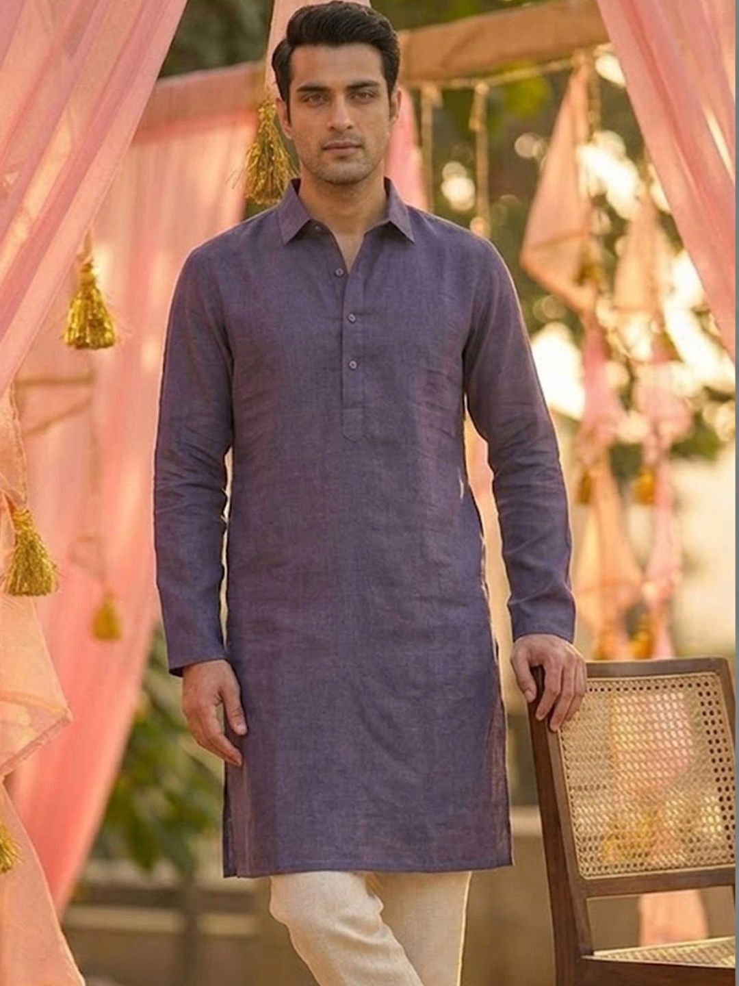 House of Pataudi Men Kurta