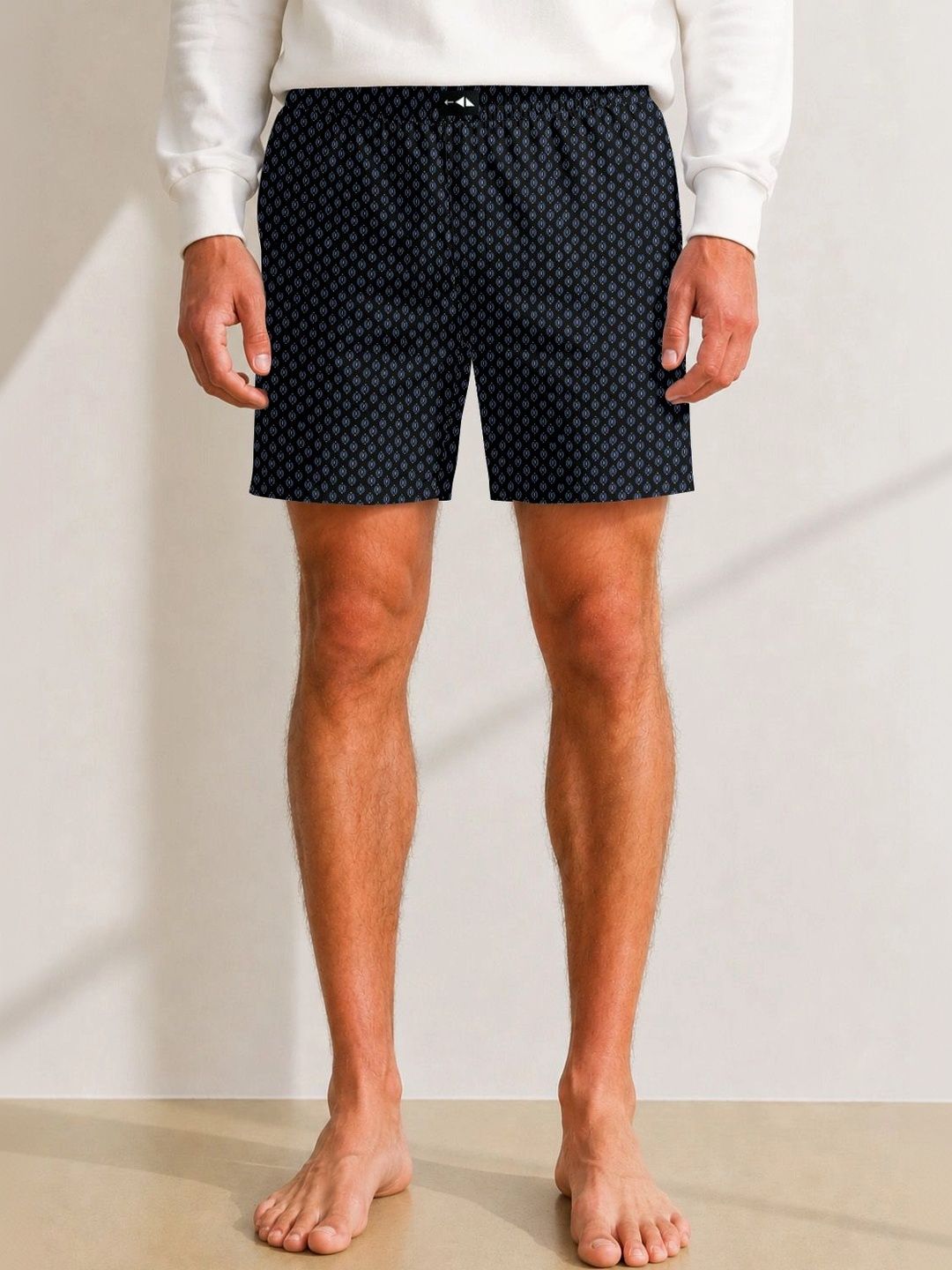 FTX Printed Cotton Mid-Rise Boxers