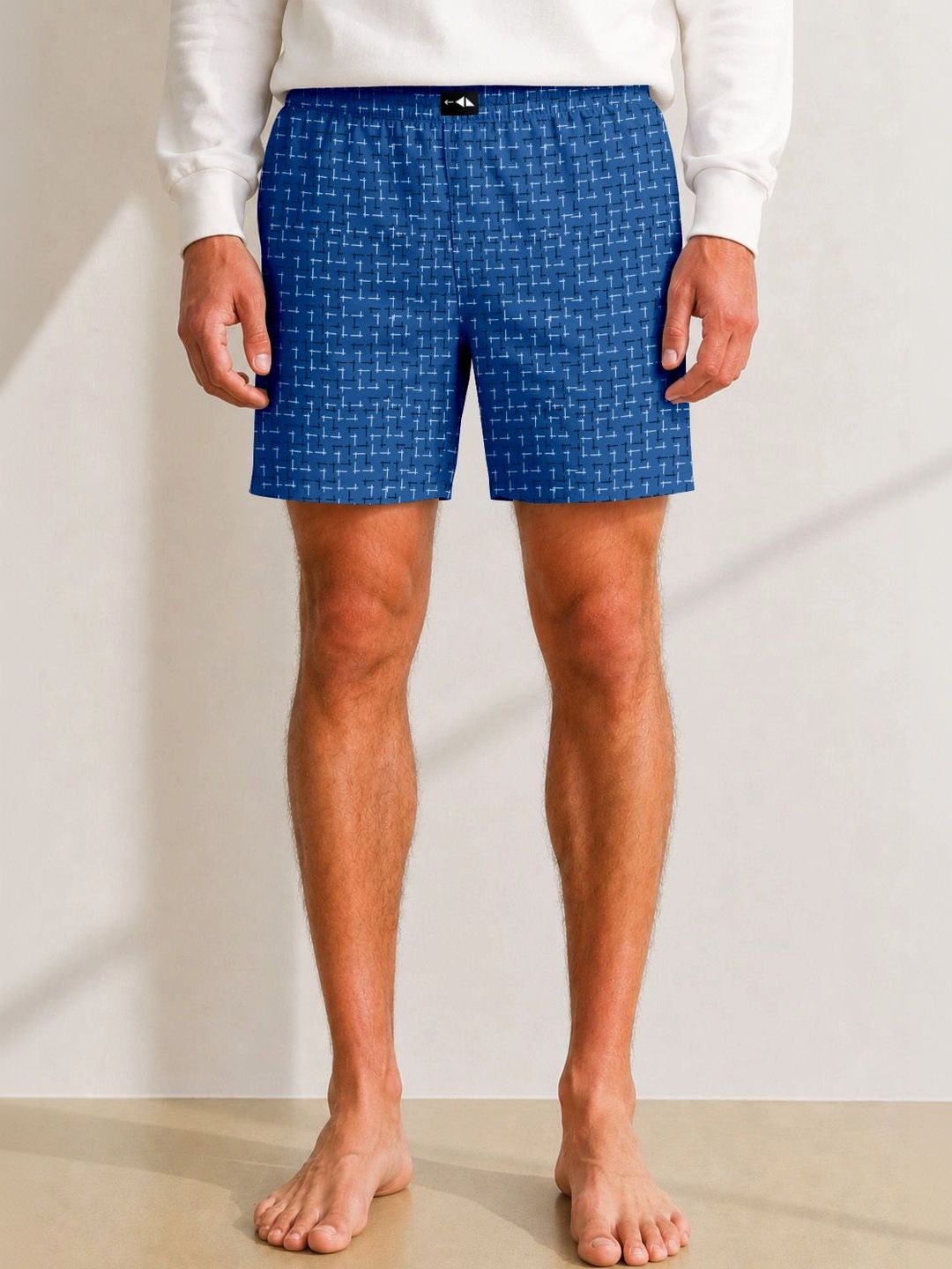 FTX Printed Cotton Mid-Rise Boxers